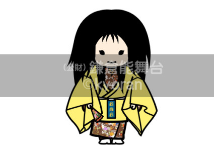 能「小鍛冶」前シテ(制作/2017.04.30)