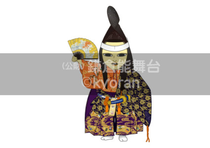 能「敦盛」後シテ(制作/2018.07.25)